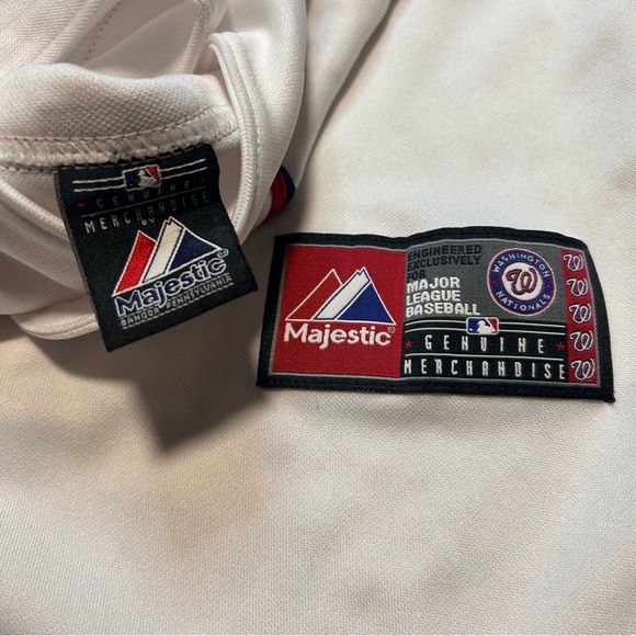 Majestic Washington nationals Jersey with Red Details - Picture 4 of 8